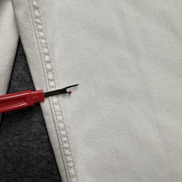 Pilcro and the Letterpress Wide Leg Pants Womens 27 White Anthropologie Buttons - Picture 10 of 10